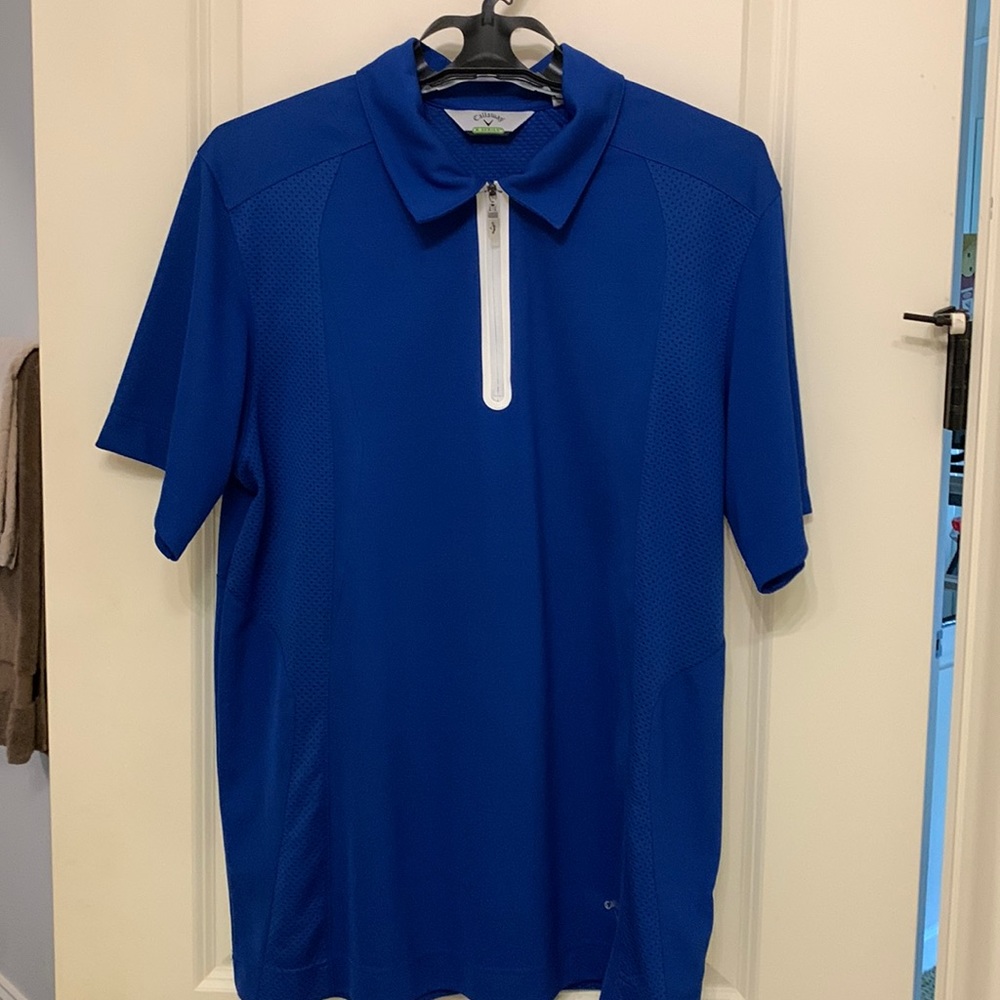 Callaway zip up golf polo in size Lin great condition